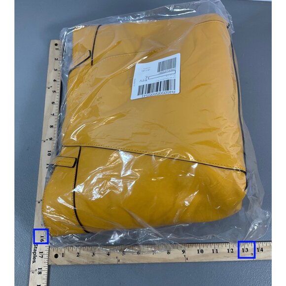 Nine West Handbags Sunnyside Jet Set Tote - Sunflower PU, Large Capacity 16.25in - Picture 7 of 9